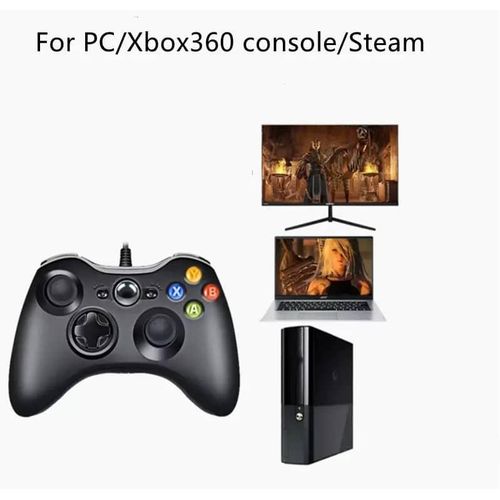 Xbox 360 And PC USB Wired Controlle r- Black