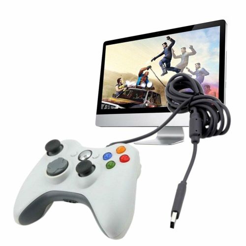 USB Game Pad Joypad Controller For MICROSOFT Xbox 360 Slim And PC- White/ Black