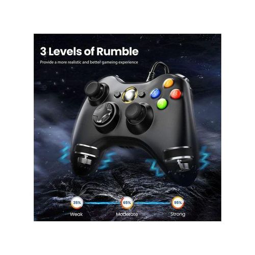 Wired Xbox 360 &Slim Game Controller Pad PC Video Gamepad
