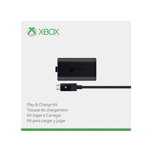 Microsoft Official Xbox One Play and Charge Kit (Xbox One)  - Black