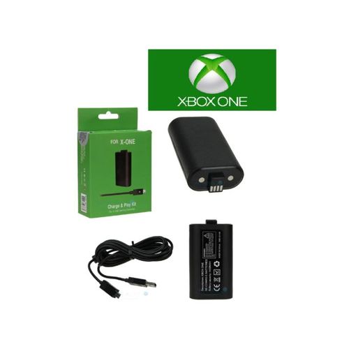 Xbox 360 Charger And Battery Full Kit - Black