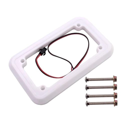 4 LED Acceptor Frame White DIY Easy To Install