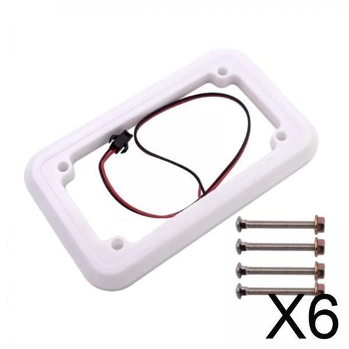 6 Colorful LED  Acceptor Frame Sturdy Easy Installation