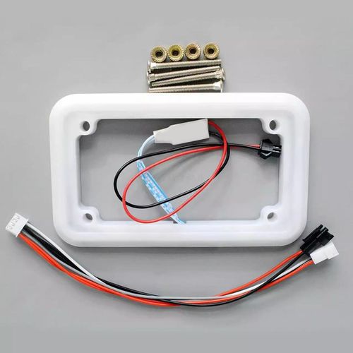 2 LED  Acceptor Frame Sturdy Easy To Install DIY