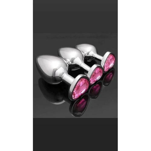 Anal Butt Plug Set, Anal Trainers Set - Gray.