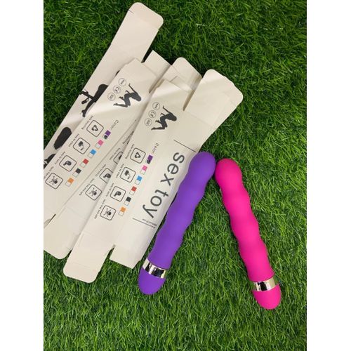 Stick Vibrators With Treads Battery Powered- Blue