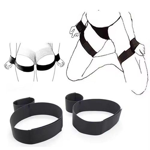 BDSM Restraints for Fun SM Handcuffs Sexual Position  - Black