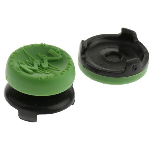 2Pieces Thumbstick Extenders Thumb Rest Button Green
