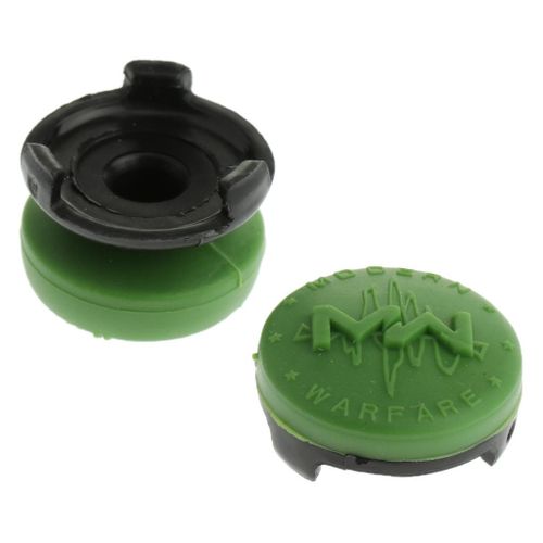 2Pieces Thumbstick Extenders Thumb Rest Button Green