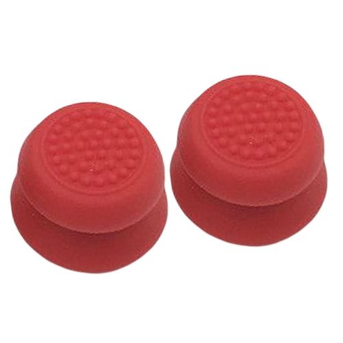 2x Analog Controller Thumb Stick Grip Caps Cover for PS4 Red