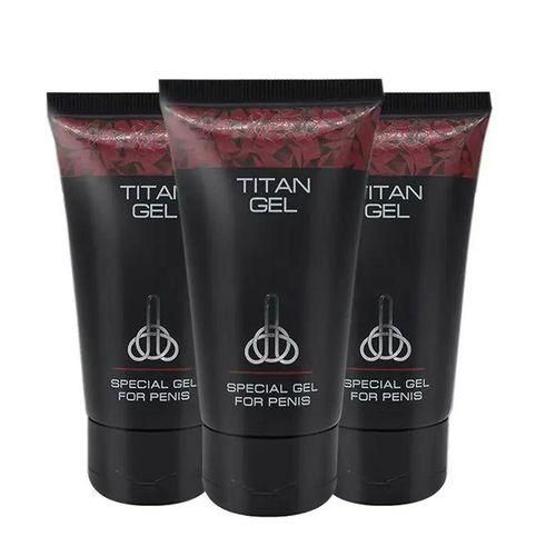 Titan Gel  Red Special Gel For Men - 50ml - 3Pcs
