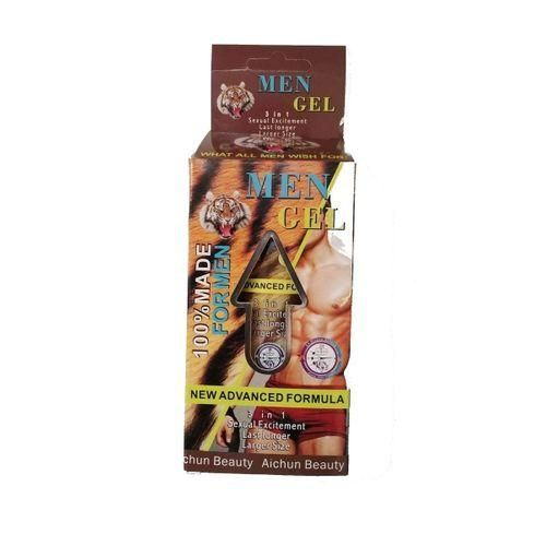 Aichun Beauty 3 In 1 Men Gel, New Advanced Formula For Big Size, Delay And Harder Erections - 50ml