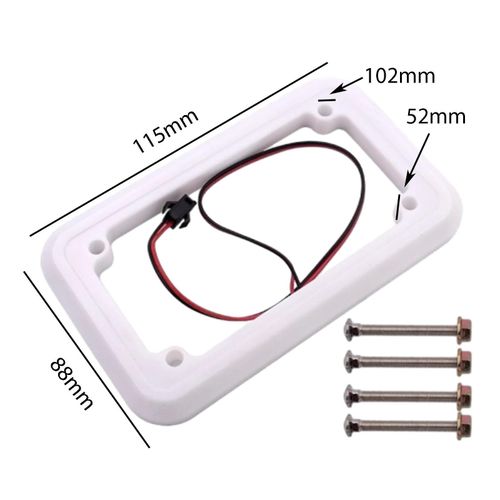 2 LED  Acceptor Frame Easy Installation Replacement