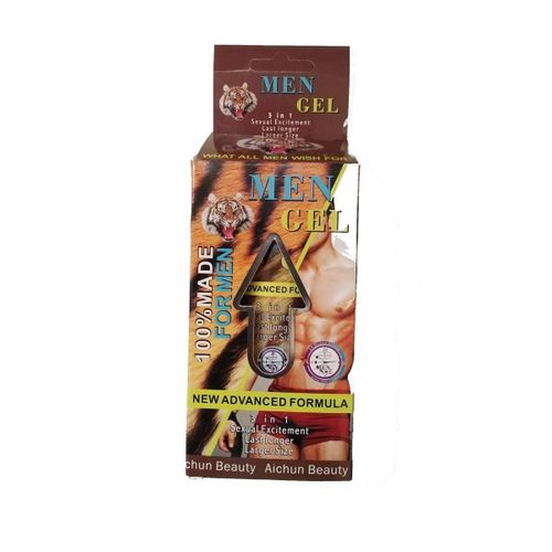 Aichun Beauty 3 In 1 Men Gel, New Advanced Formula For Big Size, Delay And Harder Erections