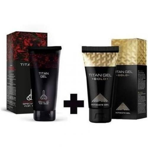 Titan Gel 2Pcs Male Enhancement Creams To Make It Long Big & Last Longer - 50ml
