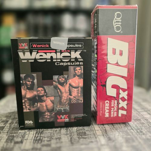 Enhancement Wenick Caps Men's Suprement 60Capsules & XXL Cream 75mls