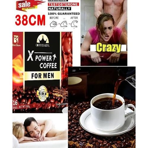 X Power Coffee For Men Energy Boost PLUS 200g - 16 Bags