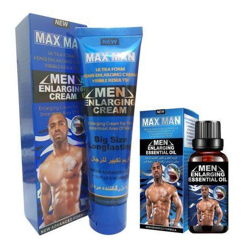 Max Man Men Massage Essential Oil and cream