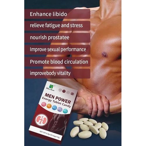 Wins Town Men’s Power Energy Candy -60 Sweet Tablets