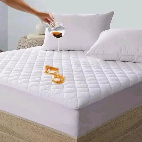 Waterproof matress protector full-fitted cover 6x6 white
