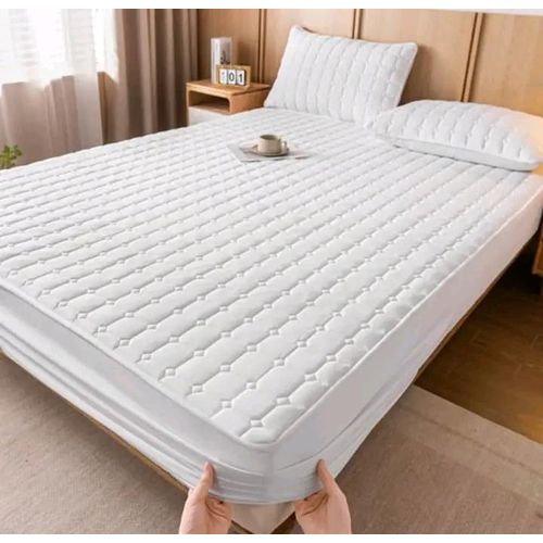 Waterproof matress protector full-fitted cover 6x6 white
