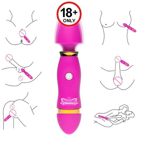 109 Sexy 12 Frequency G Spot Anal Plug Vagina Vibrator Clitoris Stimulator Dildo Breast Massage Couples Games Gags & Muzzle-E