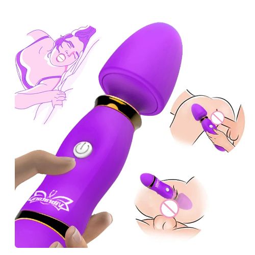 109 Sexy 12 Frequency G Spot Anal Plug Vagina Vibrator Clitoris Stimulator Dildo Breast Massage Couples Games Gags & Muzzle-E