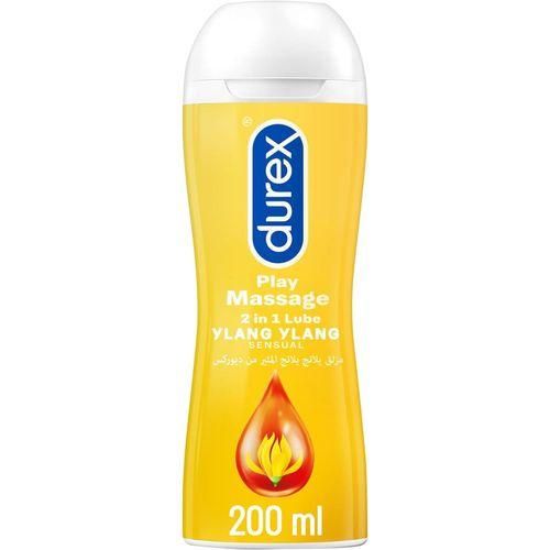 Durex Play Massage 2 in 1 Lubricant with Ylang Ylang  Sensual Is A Versatile Gel Perfect For Both Sensual Massages And Intimate Moments.