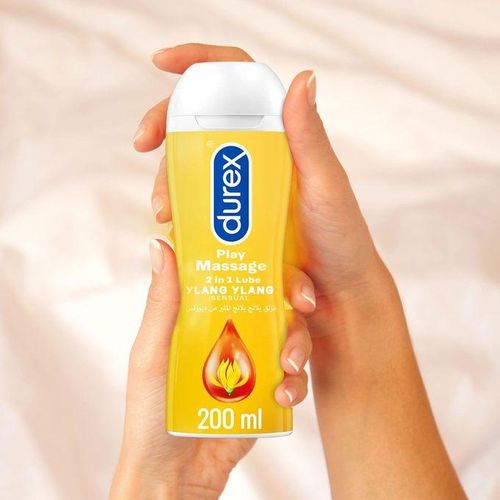 Durex Play Massage 2 in 1 Lubricant with Ylang Ylang  Sensual Is A Versatile Gel Perfect For Both Sensual Massages And Intimate Moments.