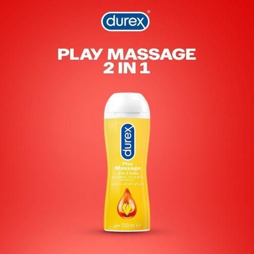 Durex Play Massage 2 in 1 Lubricant with Ylang Ylang  Sensual Is A Versatile Gel Perfect For Both Sensual Massages And Intimate Moments.