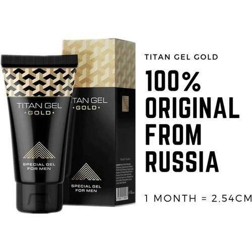 Russian Titan Gel  True Intimate Gel for Men Size Increasing Gel &ndash; Gold Version