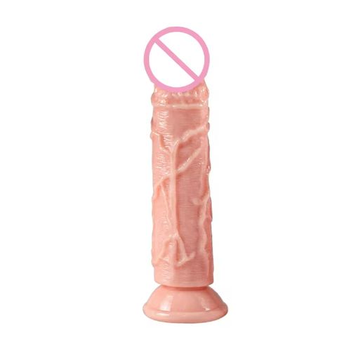 Realistic Dildo Skin Feeling Sex Toys for Women Big Penis with Suction Cup - Pink