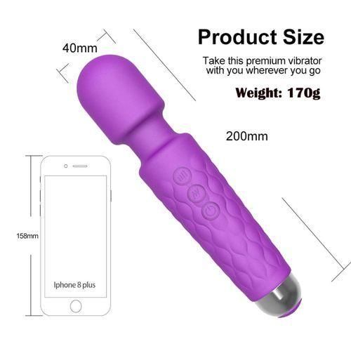 Khufuzi Wand Massager Cordless Body AV Clit Masturbator Cordless Vibrator Adult Toys