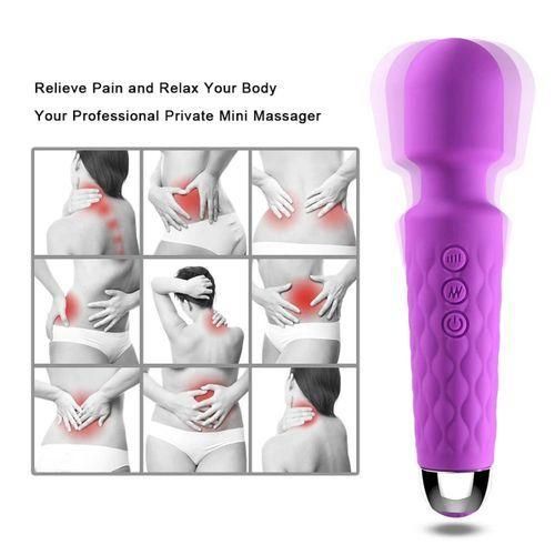 Khufuzi Wand Massager Cordless Body AV Clit Masturbator Cordless Vibrator Adult Toys