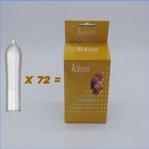 Dkt KISS Stubbed (DOTTED) Condoms 24 X 3