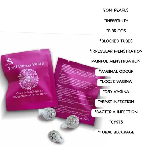 Winstown Yoni Detox Pearls Conceive TTC, Yeast Infection, Thrush, Bacterial Vaginosis BV, Candida Balls/pearls/tampoons Treatment for Ladies (4 Pearls)