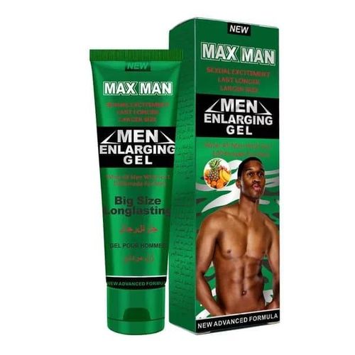 Max Man Green Men Enlarging Gel Male Enhancement Cream - 50ml