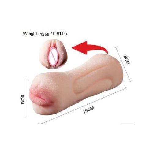 Innocence 	Male Masturbator  Vaginal with Realistic Mouth for Oral Sex Pocket Pussy