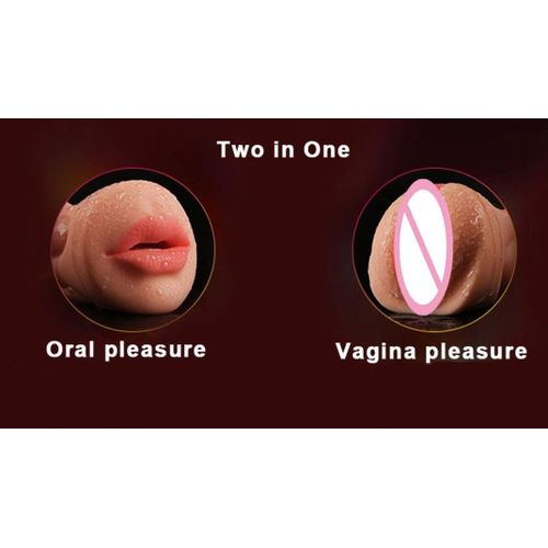 Innocence 	Male Masturbator  Vaginal with Realistic Mouth for Oral Sex Pocket Pussy
