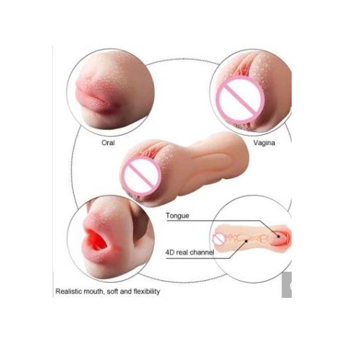 Innocence 	Male Masturbator  Vaginal with Realistic Mouth for Oral Sex Pocket Pussy