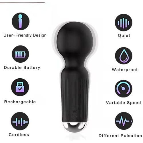 Portable G-Spot Clitoral Vibrator Mini AV Stick