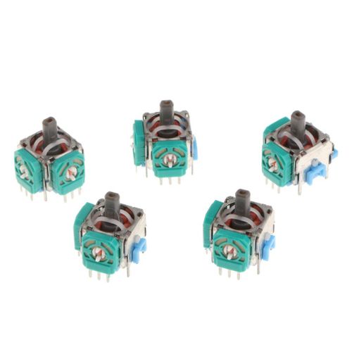 [5 Packs] 3D Controller Analog Sensor 4 Controllers (Blue)