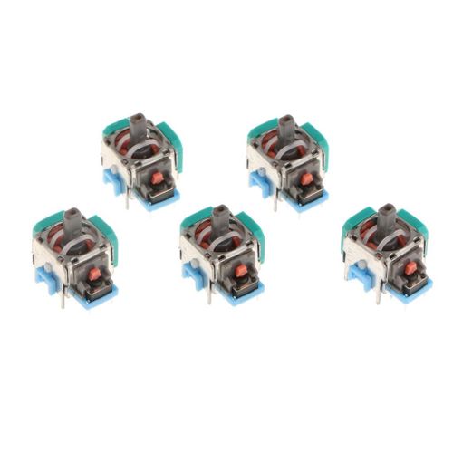 [5 Packs] 3D Controller Analog Sensor 4 Controllers (Blue)