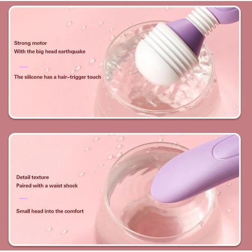 1pcs Silicone Multi-frequency Female Masturbator AV Vibrator Vaginal