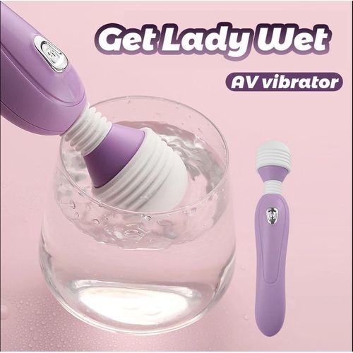 1pcs Silicone Multi-frequency Female Masturbator AV Vibrator Vaginal