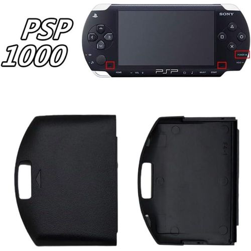 Battery Back Door Cover Case Replacement for Sony PSP 1000 1001 1002 1003 Fat Black New