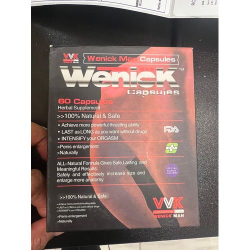 Wenick Man Peni*s Enlarge*ment & Premature Ejaculation Capsules - 100mg x 60 Capsules