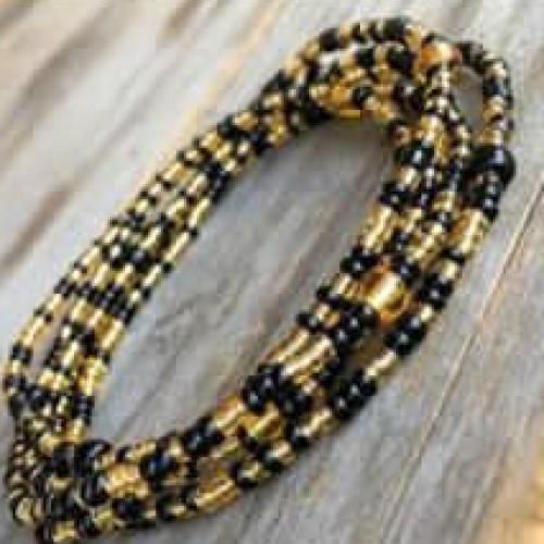 Ladies Attractive Waist Beads Stretchy Elastic String -Multi Color