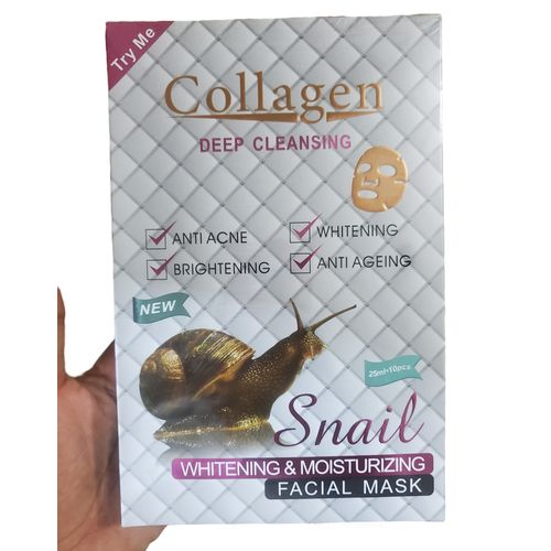 Snail Collagen Cleansing Moisturizing Facial Mask 1pck