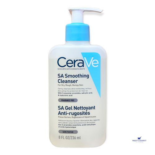 Cerave Salicylic Acid Smoothing Cleanser 236ml-White